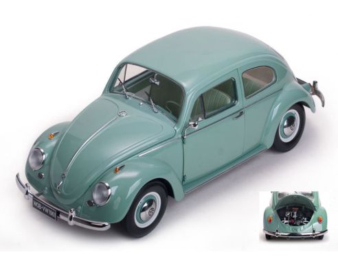 SunStar SS5209 VW BEETLE SALOON 1961 PASTEL GREEN 1:12 Modellino