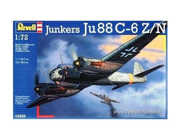 Revell 4856 JUNKERS JU88C-6 Z/N KIT 1:72 Modellino