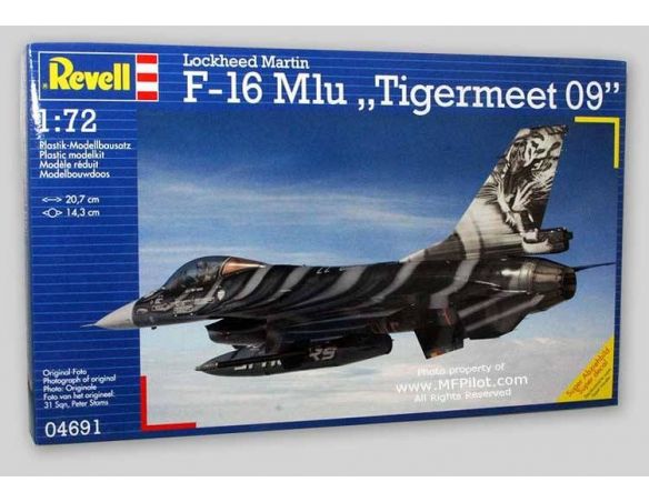 Revell 4691 F-16 MLU TIGERMEET 09 KIT 1:72 Modellino