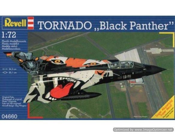 Revell 4660 TORNADO BLACK PANTHER KIT 1:72 Modellino