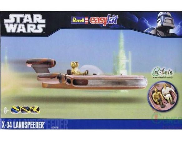 Revell RV6676 STAR WARS X-34 LANDSPEEDER 243mm KIT 1:14 Modellino