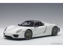 Auto Art / Gateway AA77926 PORSCHE 918 SPYDER WHITE 1:18 Modellino
