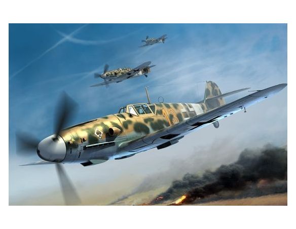 Trumpeter TP2295 AEREO MESSERSCHMITT BF 109G-2 TROP KIT 1:32 Modellino
