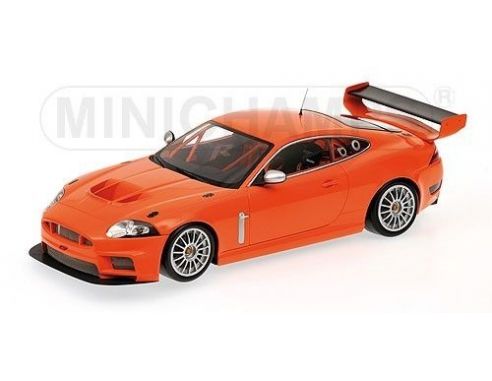 Minichamps PM150081391 JAGUAR XKR GT3 2008 ORANGE 1:18 Modellino