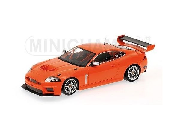 Minichamps PM150081391 JAGUAR XKR GT3 2008 ORANGE 1:18 Modellino