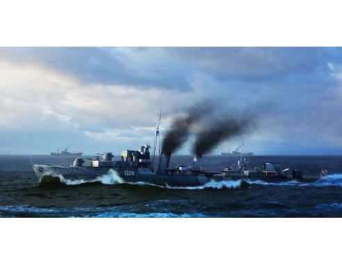 Trumpeter TP5333 NAVE HURON BATTLESHIP DESTROYER 1944 KIT 1:350 Modellino