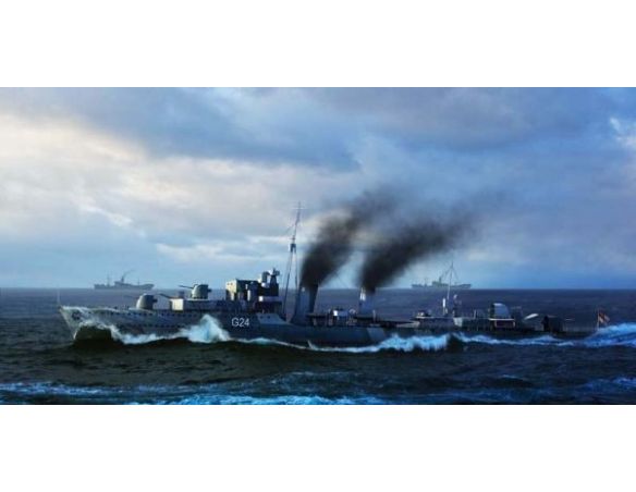 Trumpeter TP5333 NAVE HURON BATTLESHIP DESTROYER 1944 KIT 1:350 Modellino