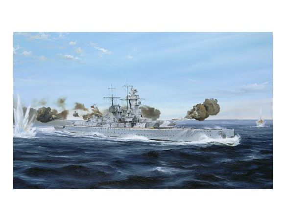 Trumpeter TP5774 GRAF SPEE POCKET BATTLESHIP KIT 1:700 Modellino