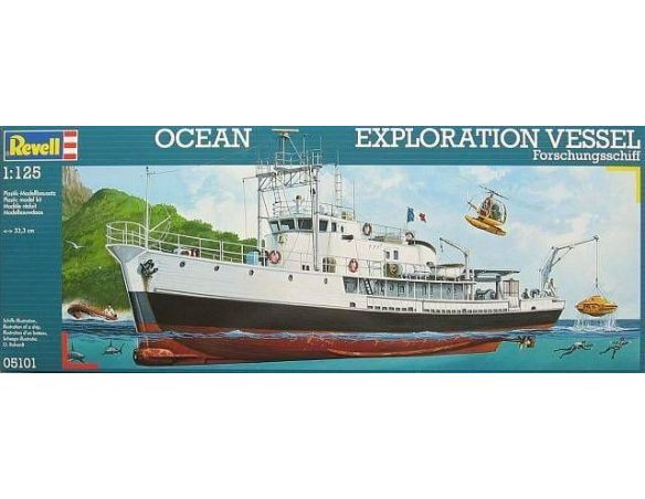 Revell 05101 OCEAN EXPLORATION VESSEL Kit Navi 1:125 Modellino