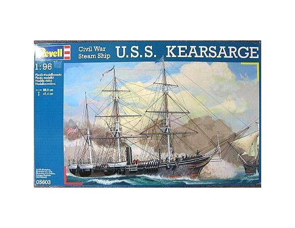 Revell 05603 U.S.S. KEARSARGE 1:96 Kit Navi Modellino