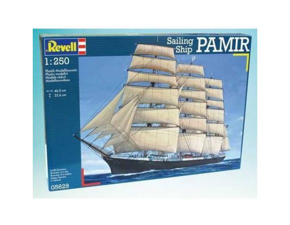 Revell 05629 SAILING VESSEL PAMIR 1:250 Kit Navi Modellino Scatola rovinata