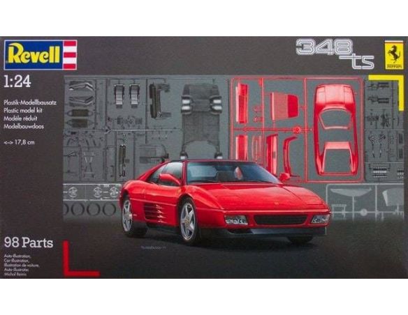 Revell 07254 FERRARI 348 TS KIT 1:24 Modellino