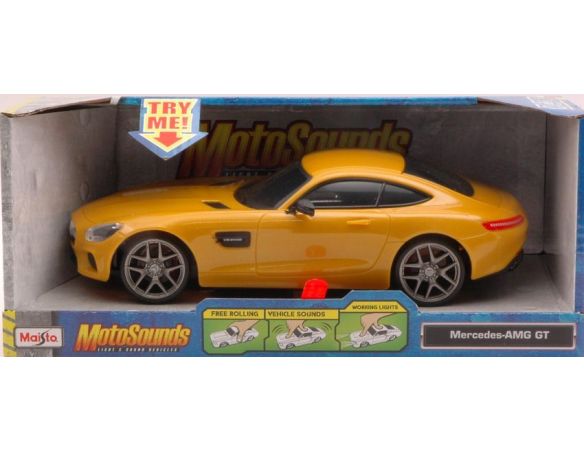 Maisto MI81722 MERCEDES AMG GT MOTOSOUND PLASTICA 1:24 Modellino