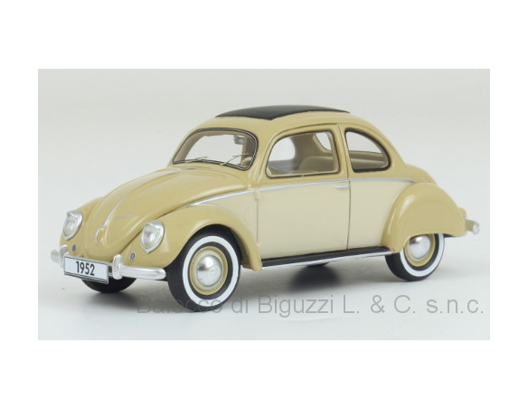 Neo Scale Models NEO47055 VW STOLL COUPE' 1952 BEIGE 1:43 Modellino