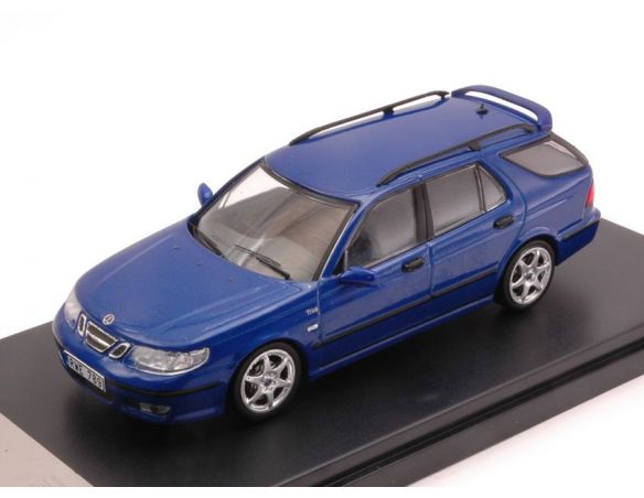 Protar PRXD514 SAAB 9-5 SPORT STATION WAGON 2002 AERO BLUE 1:43 Modellino