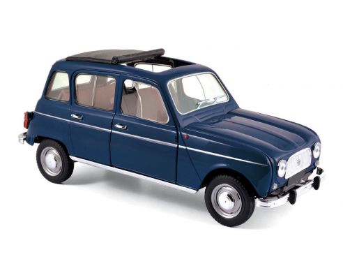 Norev NV185241 RENAULT 4 1965 COPENHAGUE BLUE 1:18 Modellino