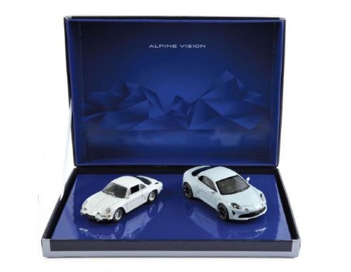 Norev NV517855 COFFRET ALPINE A110 & VISION 2016 (2 CARS) LIMITED PCS 500 1:43 Modellino