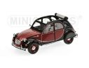 Minichamps PM150111501 CITROEN 2 CV CHARLESTON 1981 RED & BLACK 1:18 Auto Stradali