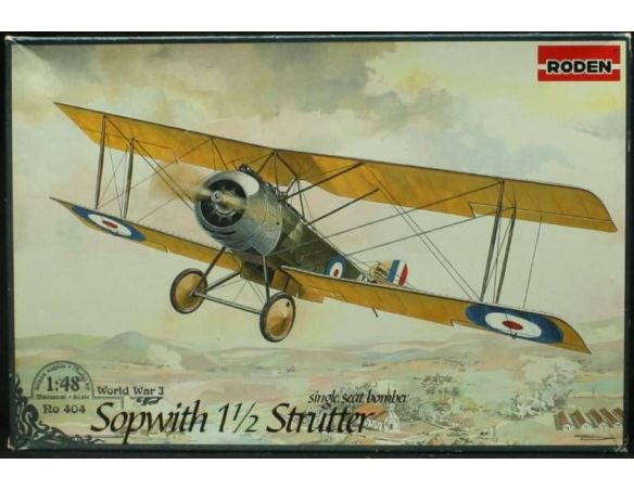 Roden 404 SOPWITH 1 1/2 STRUTTER 1:48 Kit Modellino