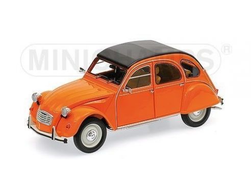 Minichamps PM150111504 CITROEN 2 CV 1976 ORANGE 1:18 Modellino
