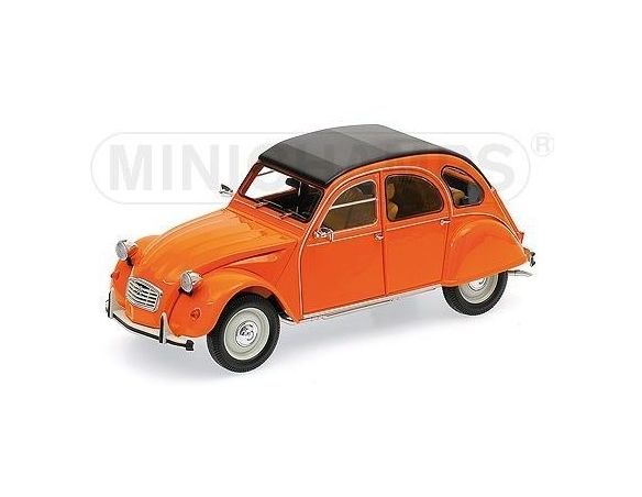 Minichamps PM150111504 CITROEN 2 CV 1976 ORANGE 1:18 Modellino