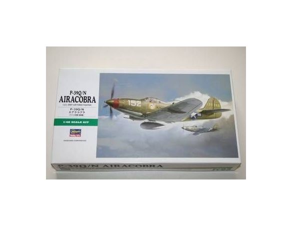 HASEGAWA 09093 BELL P-39Q/N AIRACOBRA P-39Q/N 1:48 Kit Modellino