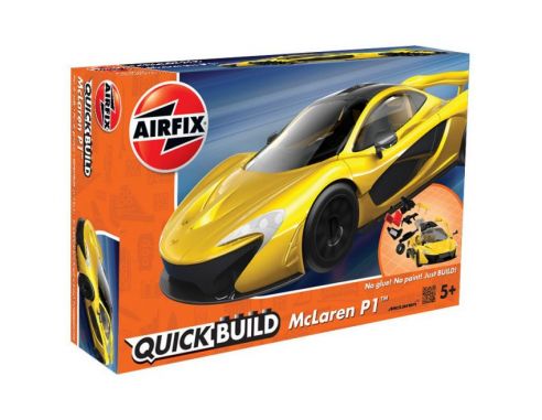 Airfix AX6013 QUICK BUILD MC LAREN P1 YELLOW Modellino