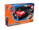 Airfix AX6020 QUICK BUILD BUGATTI VEYRON 16.4 BLACK/RED Modellino