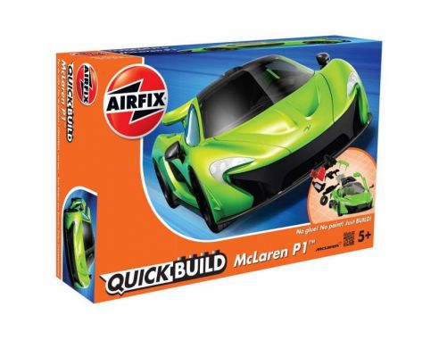 Airfix AX6021 QUICK BUILD MC LAREN P1 GREEN Modellino