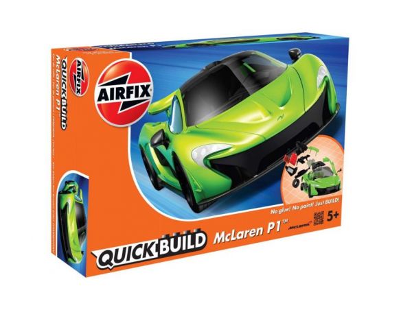 Airfix AX6021 QUICK BUILD MC LAREN P1 GREEN Modellino
