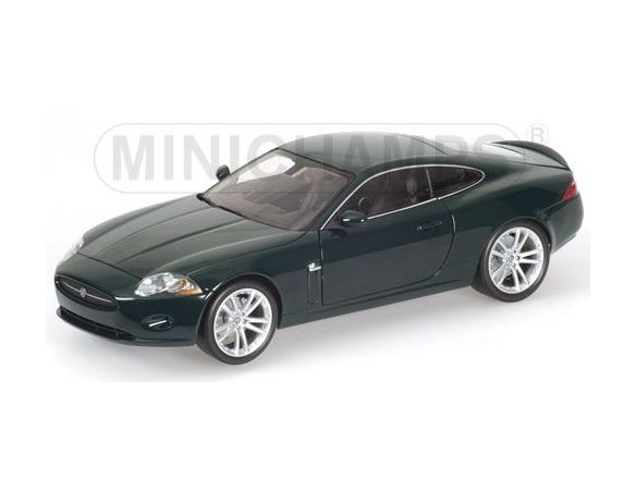 Minichamps PM150130500 JAGUAR XK COUPE' LHD 2006 GREEN 1:18 Modellino