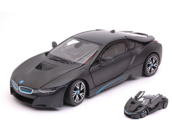 Ixo model RAT56500BK BMW i8 2015 MATT BLACK 1:24 Modellino