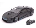 Ixo model RAT56500BK BMW i8 2015 MATT BLACK 1:24 Modellino