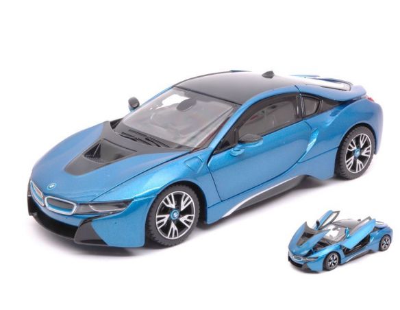 Ixo model RAT56500BL BMW i8 2015 METALLIC BLUE 1:24 Modellino