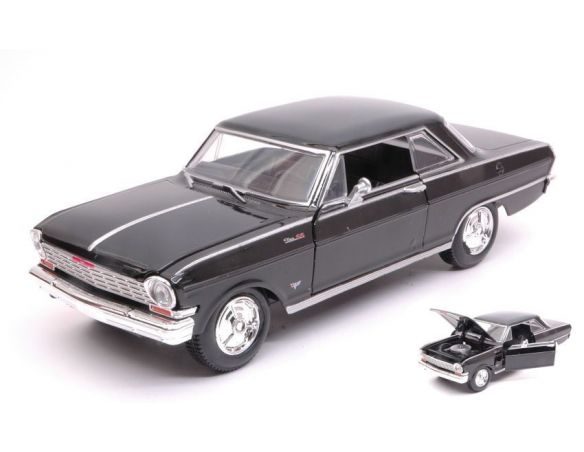 New Ray NY71823BK CHEVY NOVA 1964 BLACK 1:24 Modellino