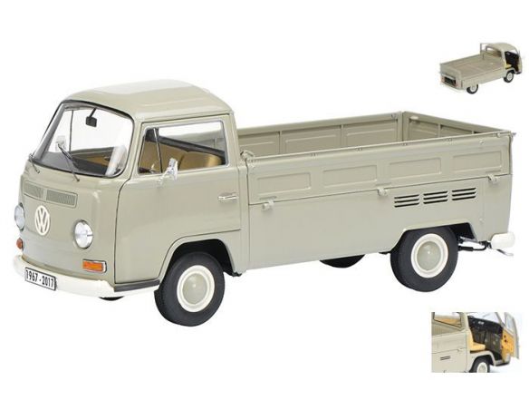 Schuco SH0198 VW T 2 A EDITION 50° ANN.VW T2 1967-2017 PRITSCHENWAGEN BEIGE 1:18 Modellino