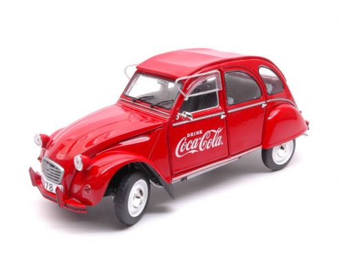 Solido SL1850008 CITROEN 2 CV6 1968 COCA COLA 1:18 Modellino