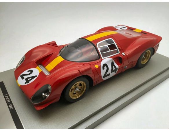 Tecnomodel TMD1831B FERRARI 330 P4 3rd  LM 1967 EQUIPE NATIONAL BELGE MAIRESSE-BEURLY'S 1:18 Modellino