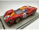 Tecnomodel TMD1831B FERRARI 330 P4 3rd  LM 1967 EQUIPE NATIONAL BELGE MAIRESSE-BEURLY'S 1:18 Modellino