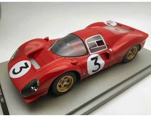 Tecnomodel TMD1831D FERRARI 330 P4 1st 1000 KM MONZA 1967 SEFAC BANDINI-AMON 1:18 Modellino