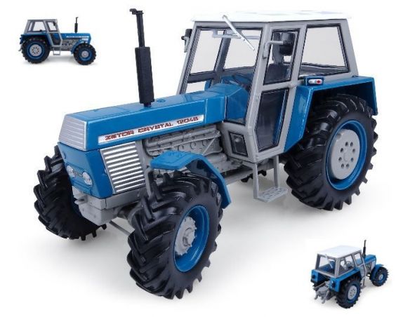 Universal Hobbies UH4985 ZETOR CRYSTAL 12045 4WD BLUE 1:32 Modellino