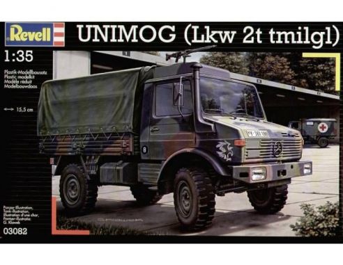 Revell 03082 UNIMOG LKW 2T TMILGL  1:35 Kit Modellino