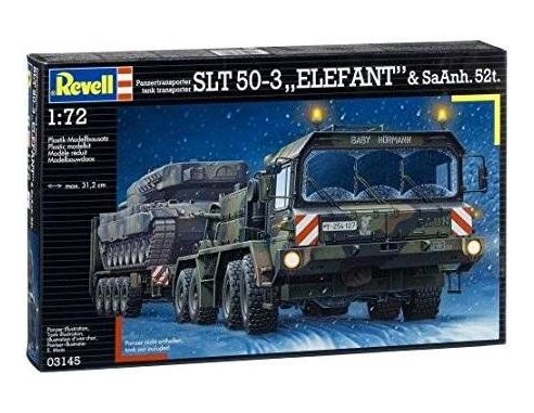 Revell 03145 SLT50-3 ELEFANT & SaAnh. 52t 1:72 Kit Modellino