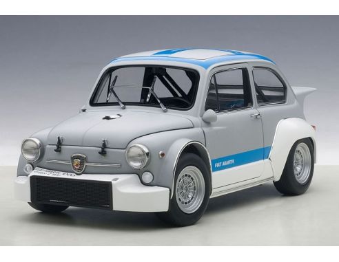 Auto Art / Gateway AA72642 FIAT ABARTH 1000 TCR GRIGIO STRISCE BLU 1:18 Modellino