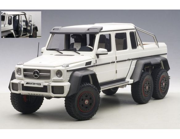 Auto Art / Gateway AA76303 MERCEDES G63 AMG 6x6 2013 WHITE 1:18 Modellino