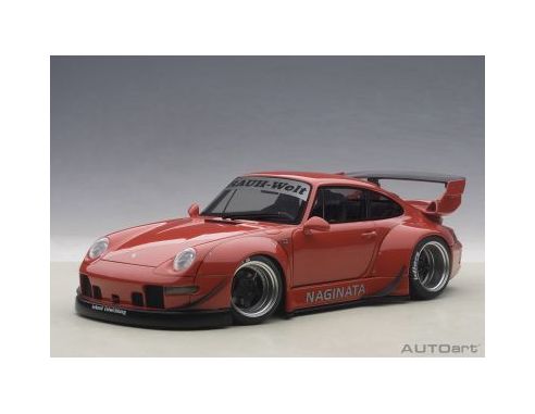 Auto Art / Gateway AA78153 RWB 993 RED W/GREY WHEELS 1:18 Modellino