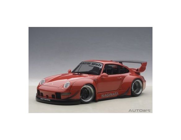 Auto Art / Gateway AA78153 RWB 993 RED W/GREY WHEELS 1:18 Modellino