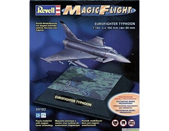 Revell 09102 MAGIC FLIGHT EUROFIGHTER TYPHOON 1:144  Kit Aereo Modellino