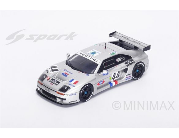 Spark Model S2263 VENTURI 600 SLM N.44 NC LM 1995 P.BELMONDO-A.TREVISIOL-J.M.GOUNON 1:43 Modellino