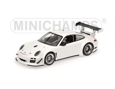 Minichamps PM151108900 PORSCHE 911 GT3 2010 WHITE 1:18 Modellino